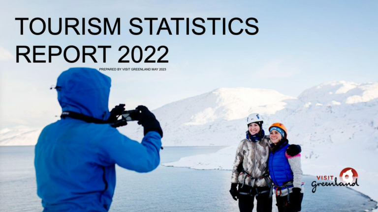 Tourism statistics report 2022 cover